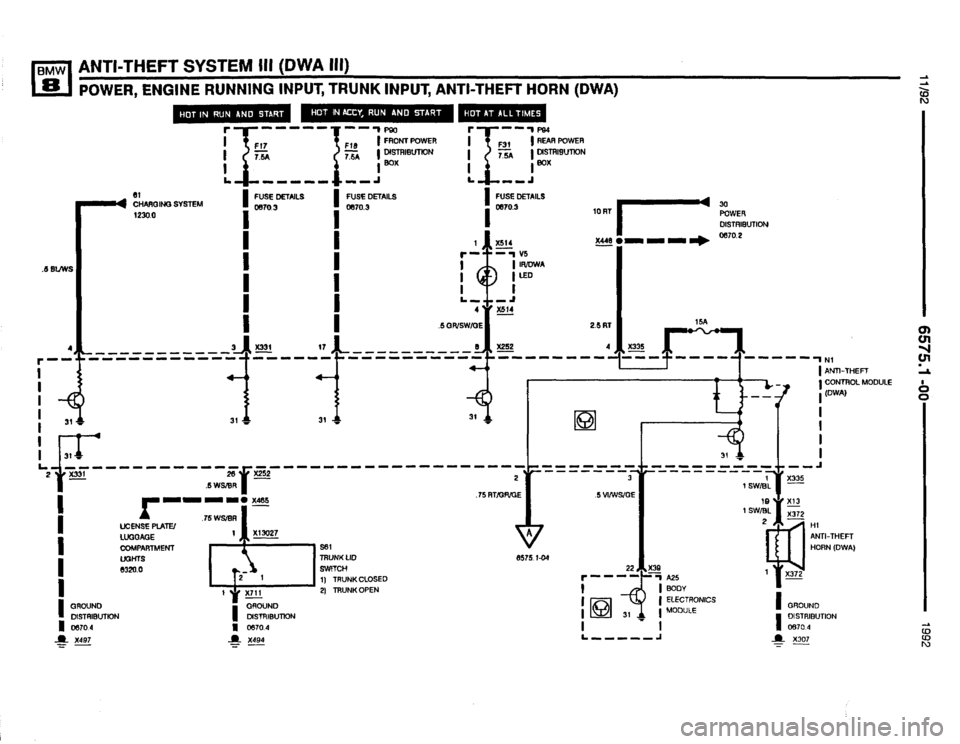 BMW 850i 1992 E31 Electrical Troubleshooting Manual BMW 850i 1992 E31 Electrical Troubleshooting Manual