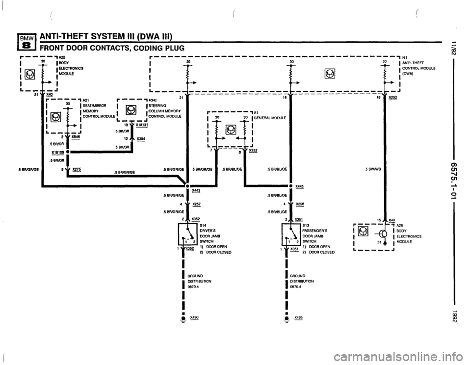 BMW 850i 1992 E31 Electrical Troubleshooting Manual BMW 850i 1992 E31 Electrical Troubleshooting Manual