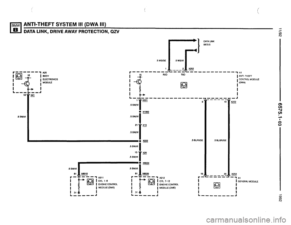 BMW 850i 1992 E31 Electrical Troubleshooting Manual BMW 850i 1992 E31 Electrical Troubleshooting Manual