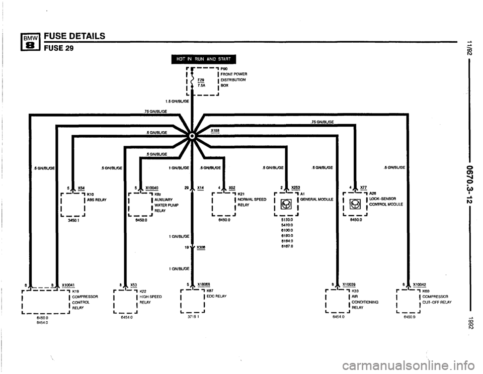 BMW 850i 1992 E31 Electrical Troubleshooting Manual 