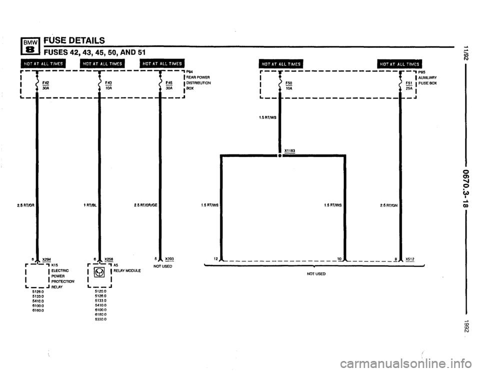 BMW 850i 1992 E31 Electrical Troubleshooting Manual 