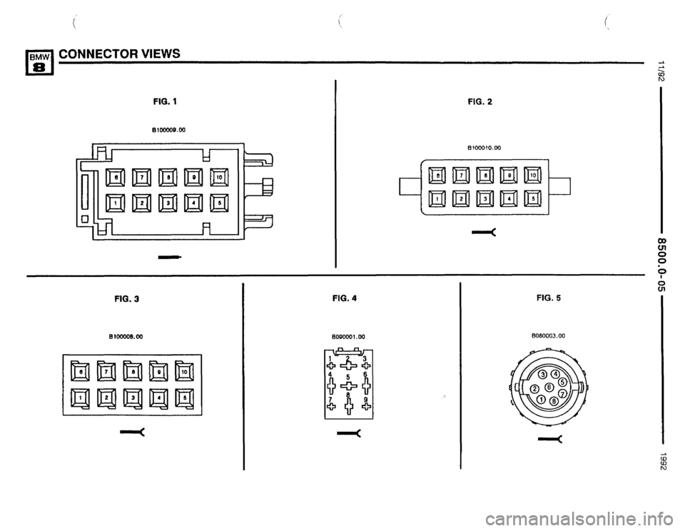 BMW 850i 1992 E31 Electrical Troubleshooting Manual 