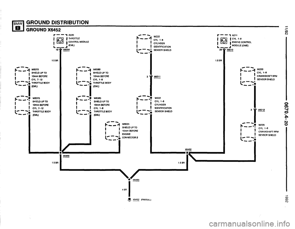 BMW 850i 1992 E31 Electrical Troubleshooting Manual 