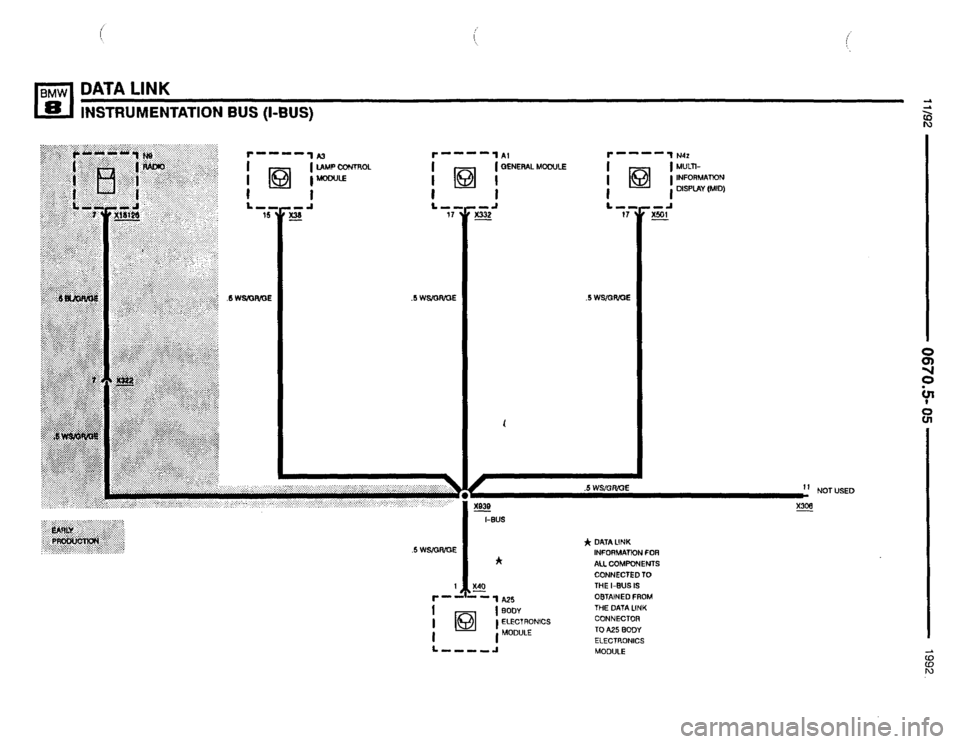 BMW 850i 1992 E31 Electrical Troubleshooting Manual 