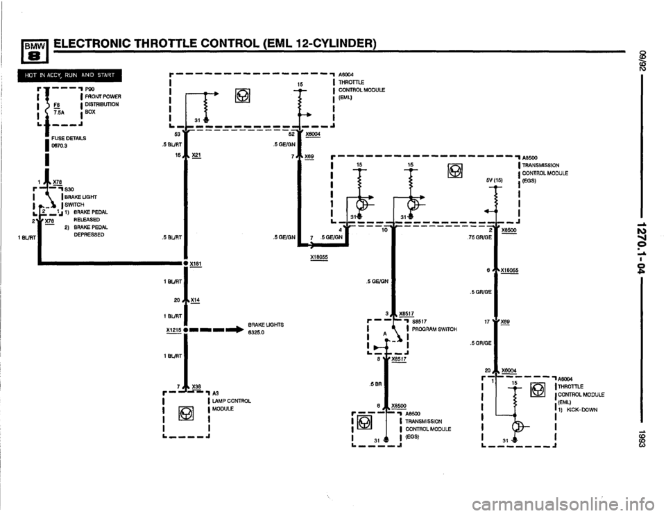 BMW 850i 1993 E31 Electrical Troubleshooting Manual BMW 850i 1993 E31 Electrical Troubleshooting Manual