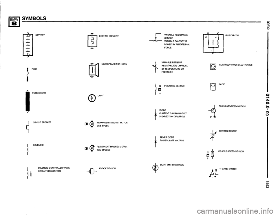 BMW 850i 1993 E31 Electrical Troubleshooting Manual 