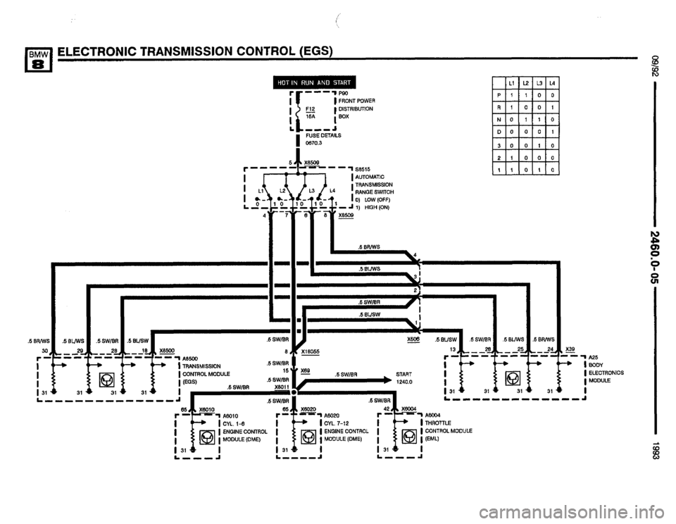 BMW 850i 1993 E31 Electrical Troubleshooting Manual BMW 850i 1993 E31 Electrical Troubleshooting Manual
