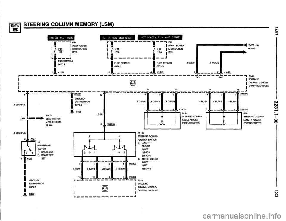 BMW 850i 1993 E31 Electrical Troubleshooting Manual BMW 850i 1993 E31 Electrical Troubleshooting Manual