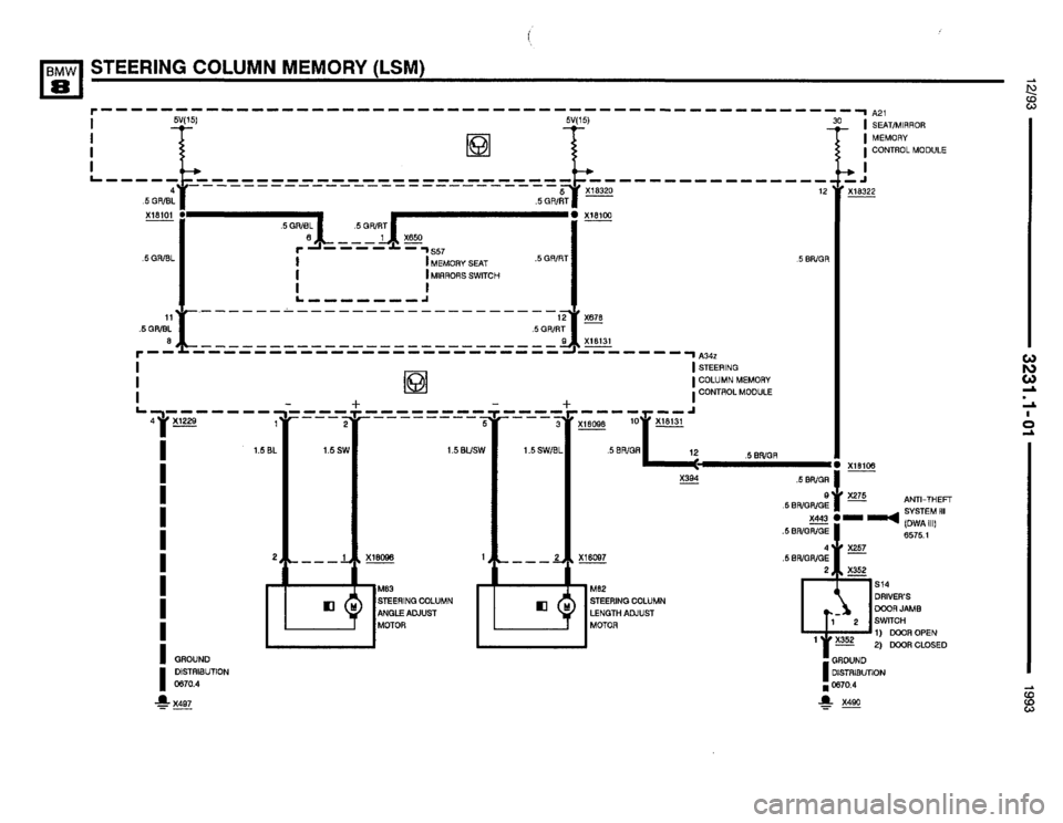 BMW 850i 1993 E31 Electrical Troubleshooting Manual BMW 850i 1993 E31 Electrical Troubleshooting Manual