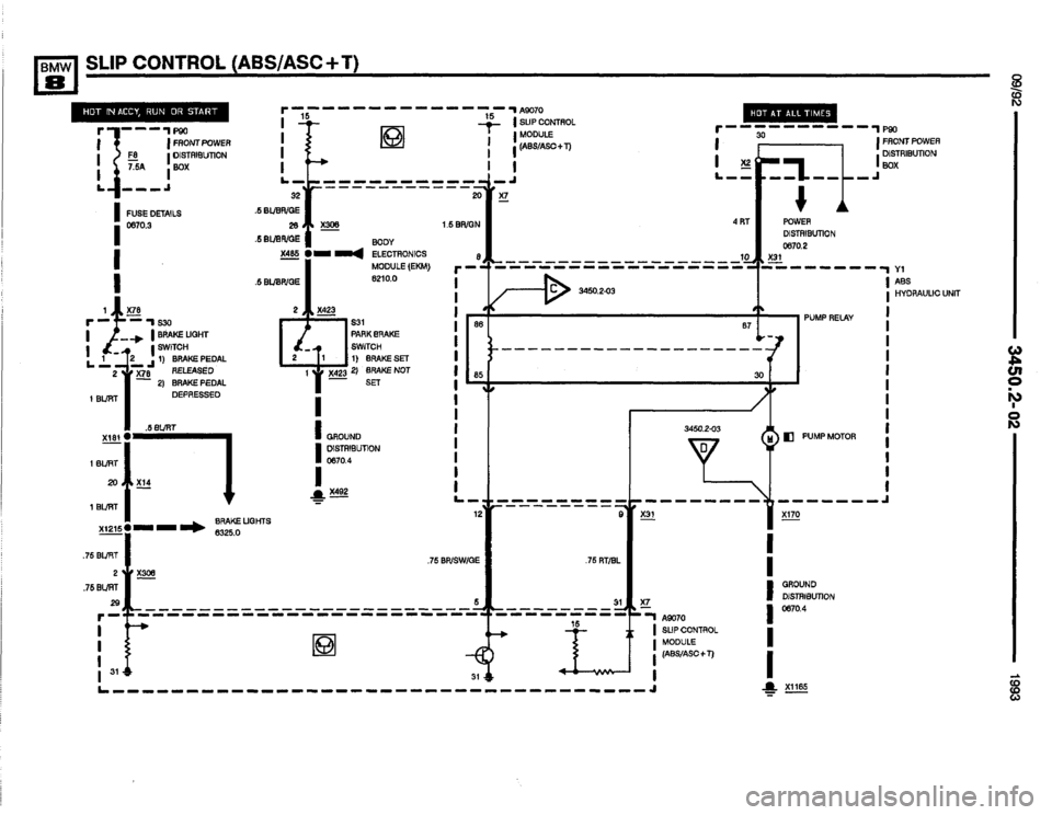 BMW 850i 1993 E31 Electrical Troubleshooting Manual 