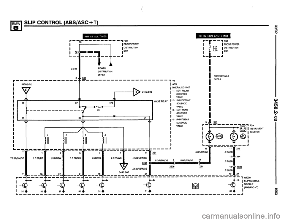 BMW 850i 1993 E31 Electrical Troubleshooting Manual 