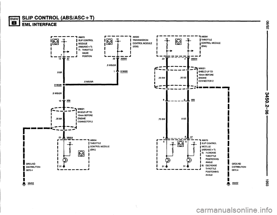 BMW 850i 1993 E31 Electrical Troubleshooting Manual 