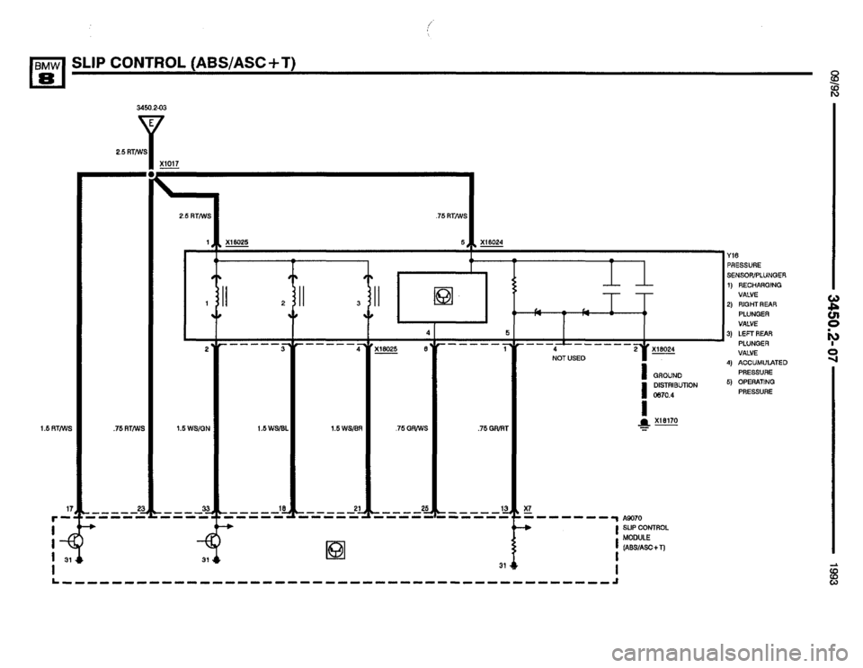BMW 850i 1993 E31 Electrical Troubleshooting Manual 