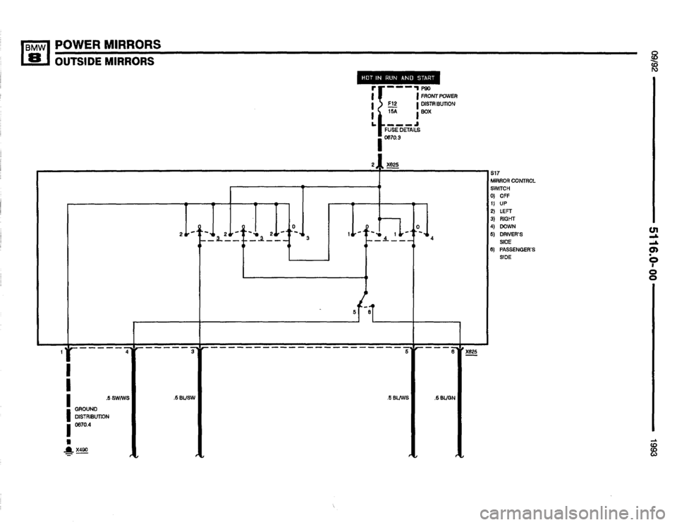 BMW 850i 1993 E31 Electrical Troubleshooting Manual 