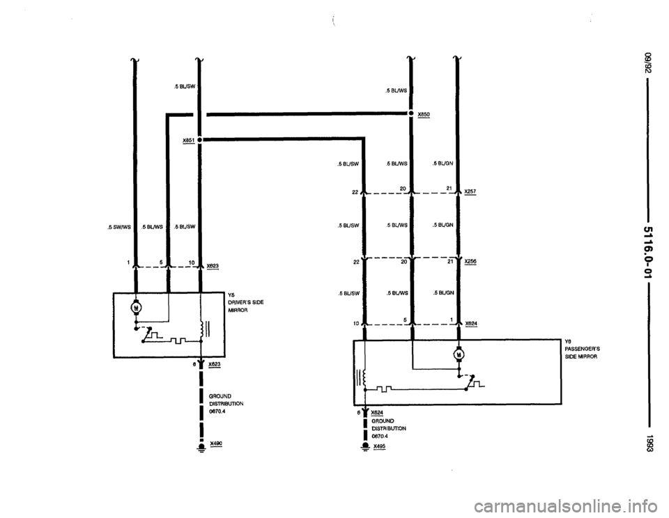 BMW 850i 1993 E31 Electrical Troubleshooting Manual 