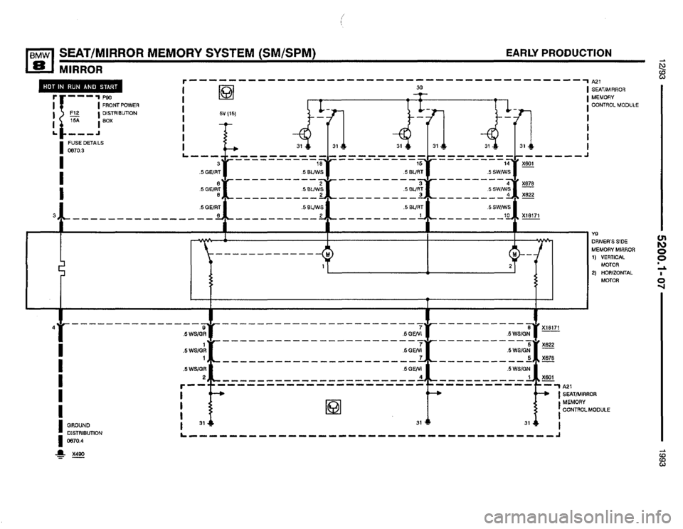 BMW 850i 1993 E31 Electrical Troubleshooting Manual BMW 850i 1993 E31 Electrical Troubleshooting Manual