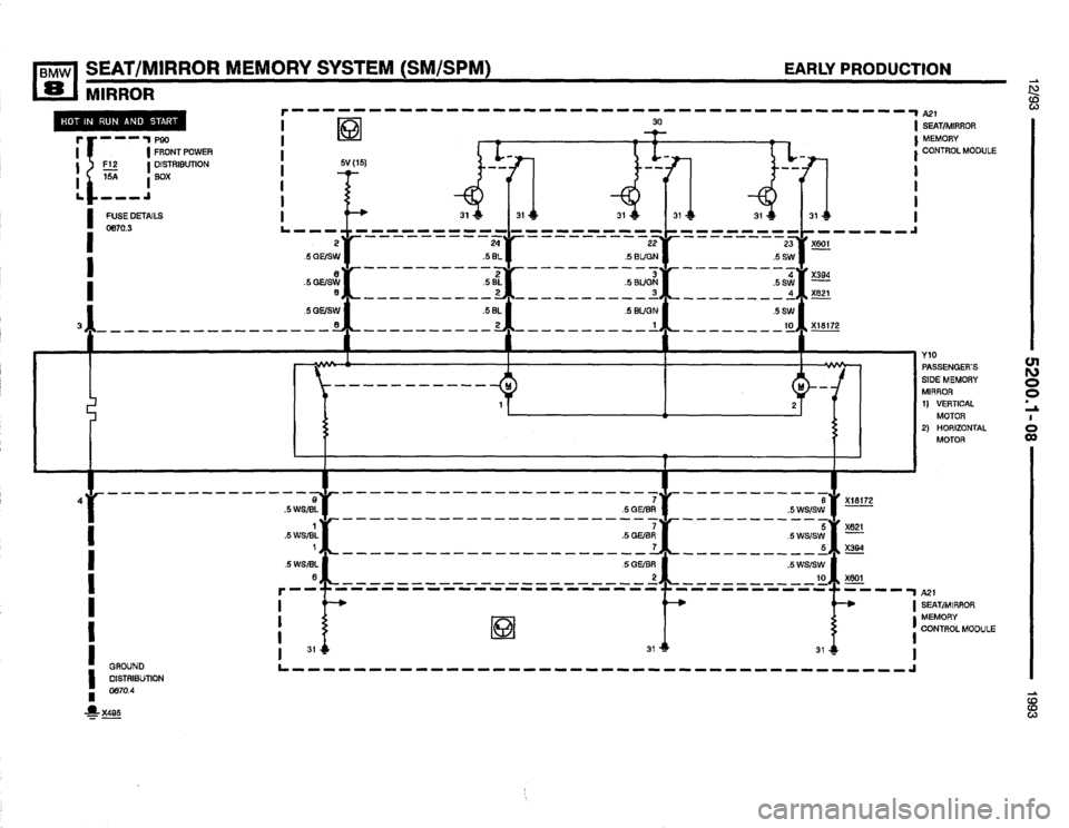 BMW 850i 1993 E31 Electrical Troubleshooting Manual BMW 850i 1993 E31 Electrical Troubleshooting Manual