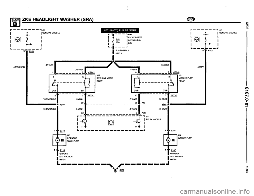 BMW 850i 1993 E31 Electrical Troubleshooting Manual 