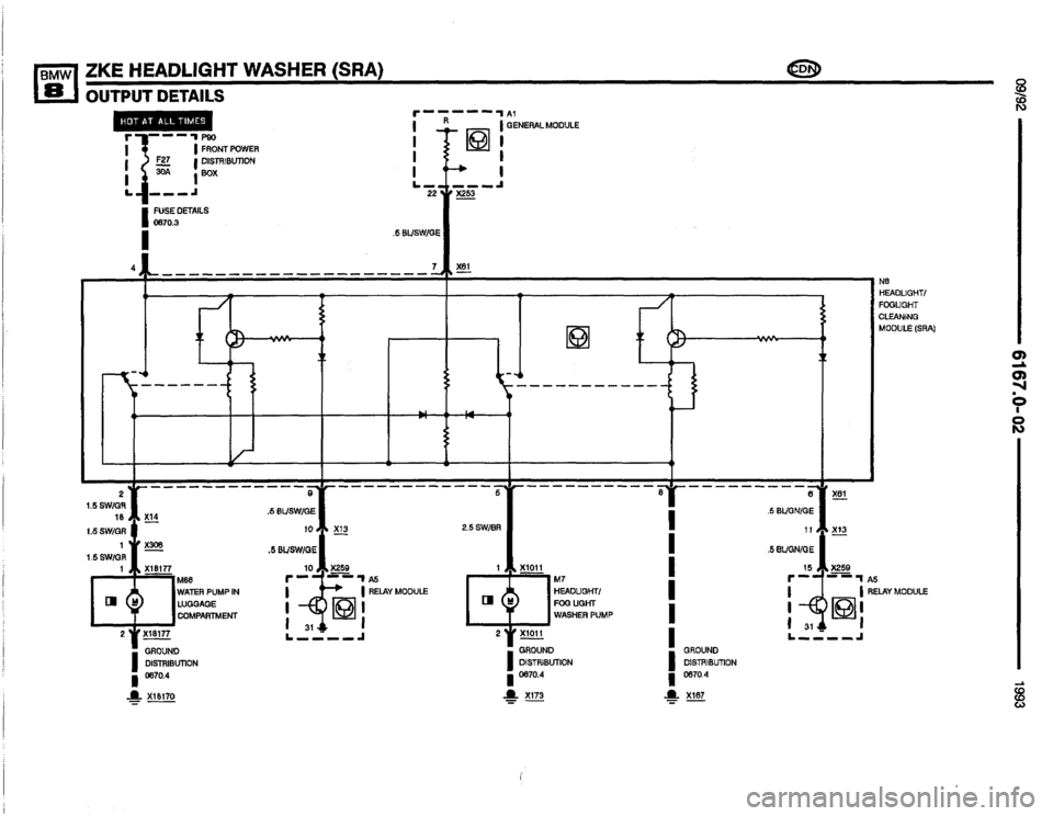 BMW 850i 1993 E31 Electrical Troubleshooting Manual 