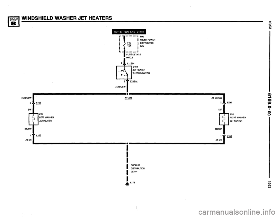 BMW 850i 1993 E31 Electrical Troubleshooting Manual 
