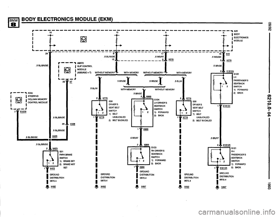 BMW 850i 1993 E31 Electrical Troubleshooting Manual BMW 850i 1993 E31 Electrical Troubleshooting Manual
