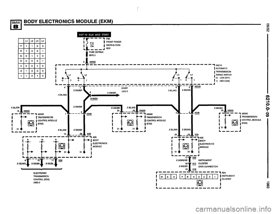 BMW 850i 1993 E31 Electrical Troubleshooting Manual BMW 850i 1993 E31 Electrical Troubleshooting Manual