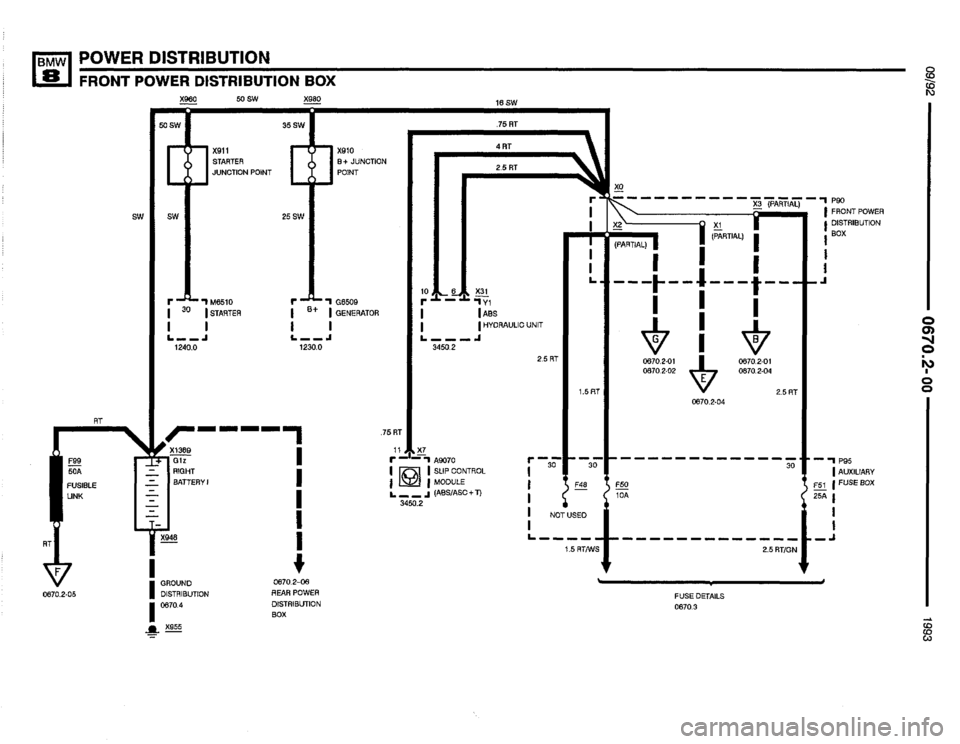 BMW 850i 1993 E31 Electrical Troubleshooting Manual 