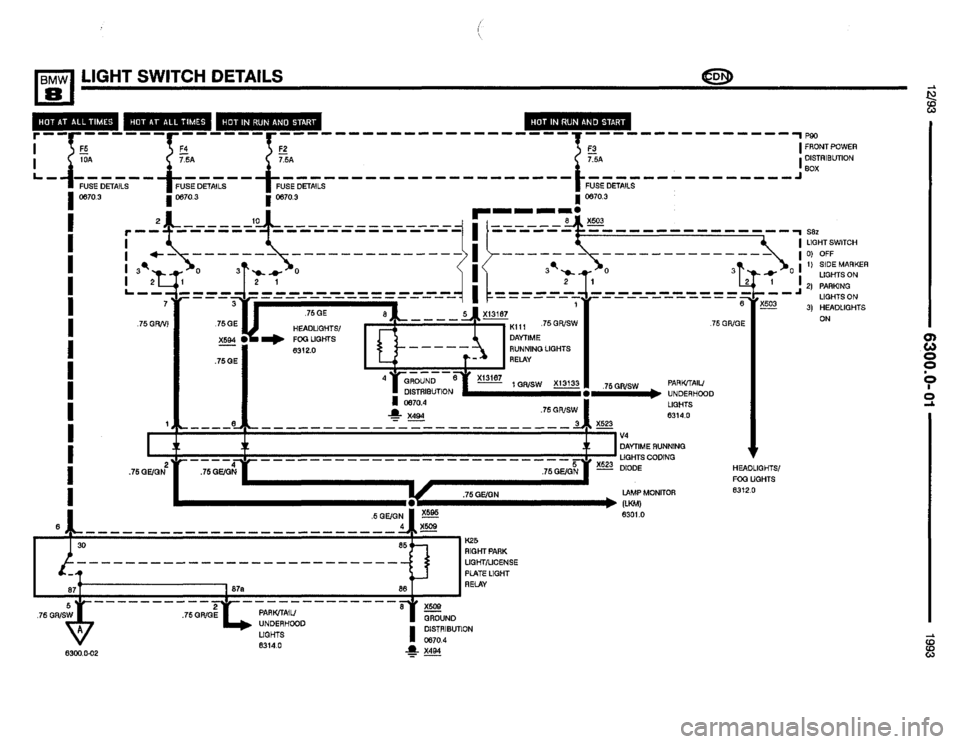 BMW 850i 1993 E31 Electrical Troubleshooting Manual BMW 850i 1993 E31 Electrical Troubleshooting Manual