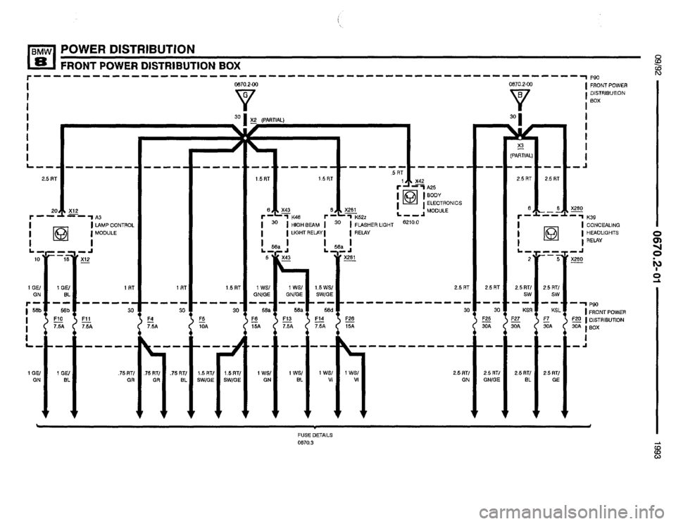 BMW 850i 1993 E31 Electrical Troubleshooting Manual 