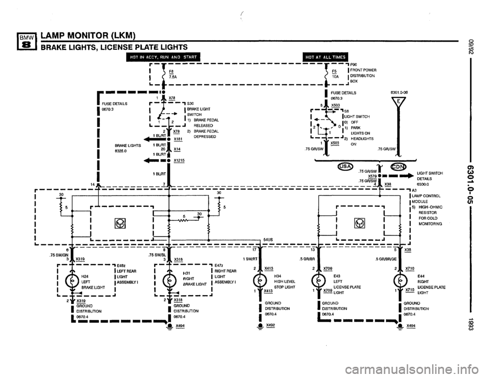BMW 850i 1993 E31 Electrical Troubleshooting Manual BMW 850i 1993 E31 Electrical Troubleshooting Manual