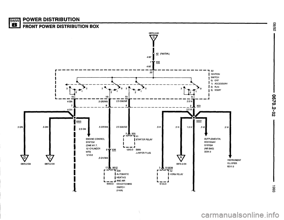 BMW 850i 1993 E31 Electrical Troubleshooting Manual 