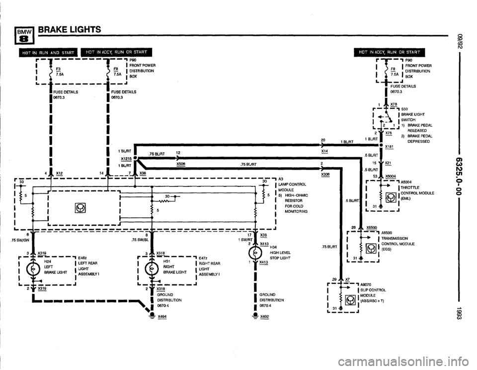 BMW 850i 1993 E31 Electrical Troubleshooting Manual BMW 850i 1993 E31 Electrical Troubleshooting Manual