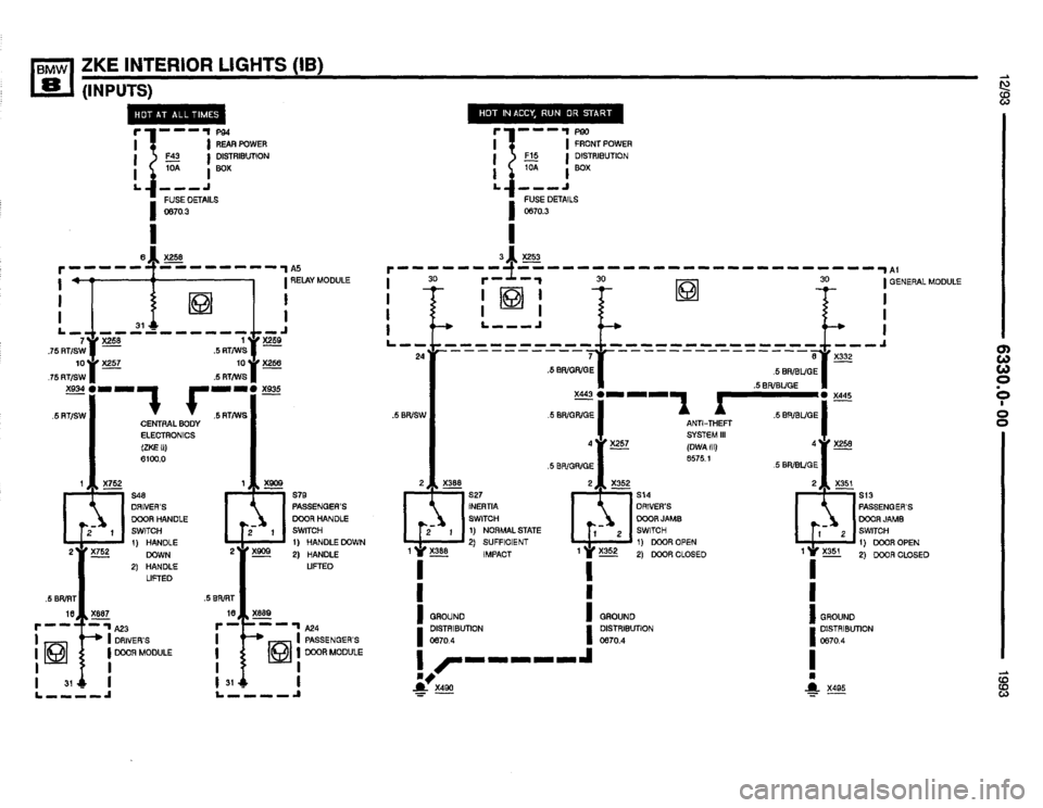 BMW 850i 1993 E31 Electrical Troubleshooting Manual BMW 850i 1993 E31 Electrical Troubleshooting Manual