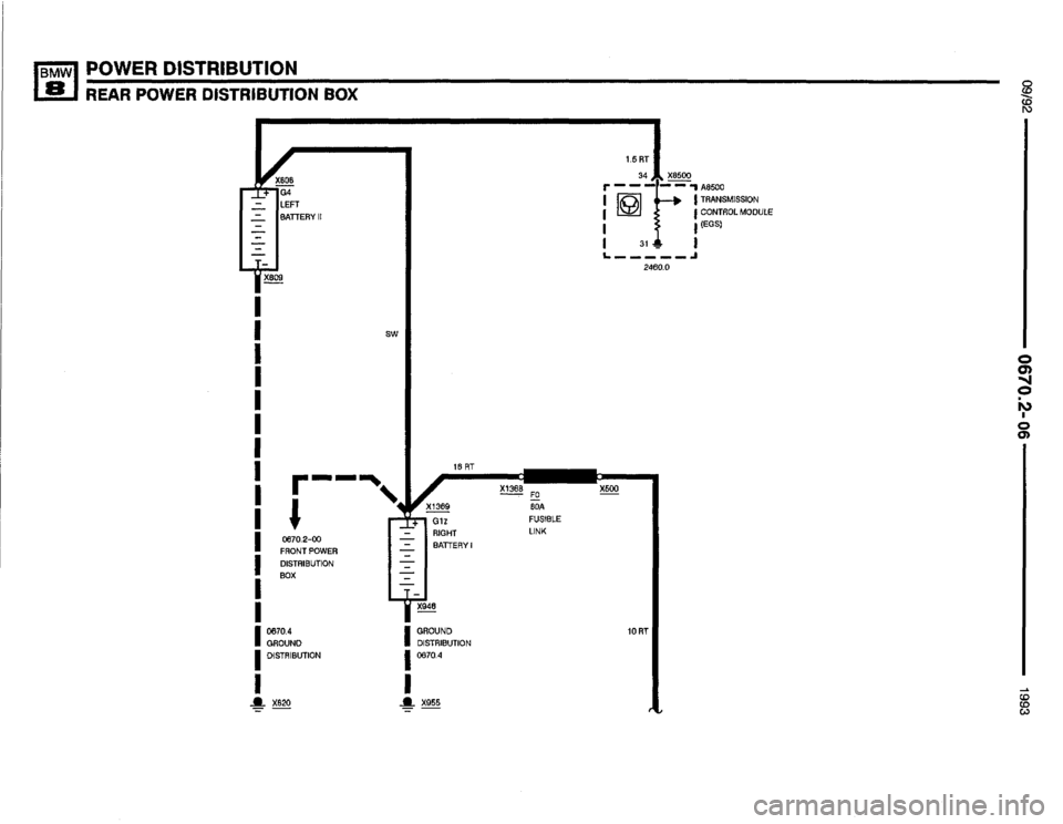 BMW 850i 1993 E31 Electrical Troubleshooting Manual 