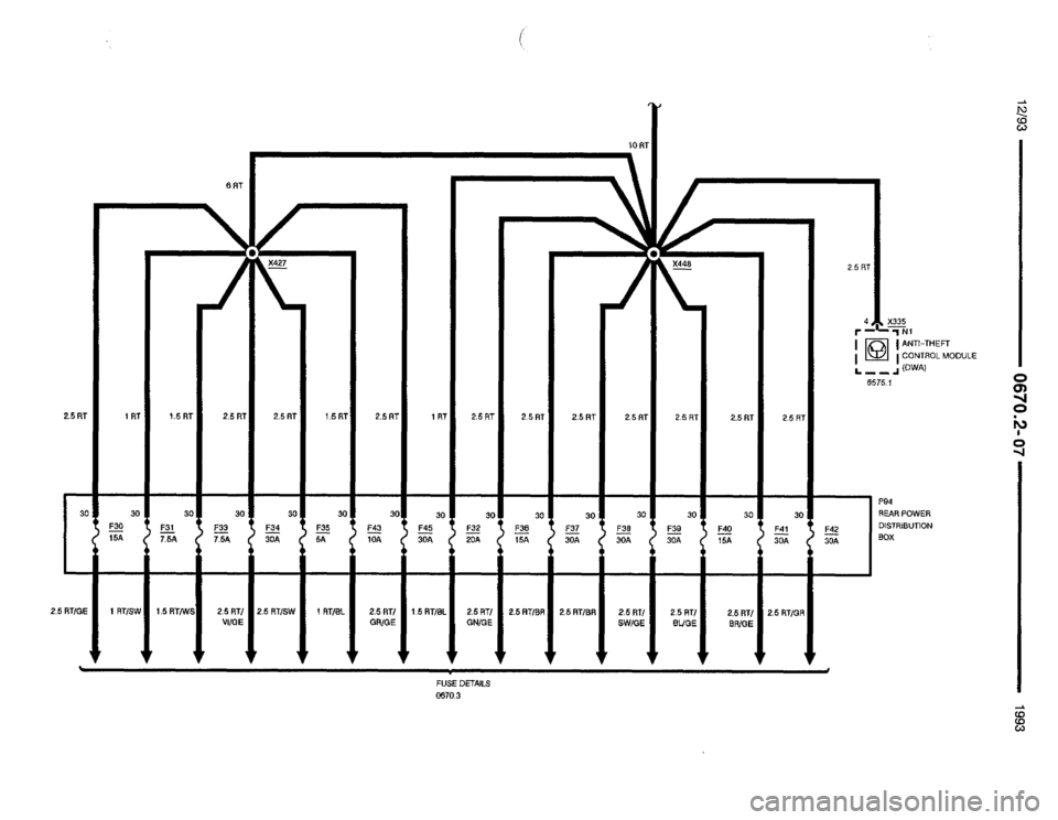 BMW 850i 1993 E31 Electrical Troubleshooting Manual 