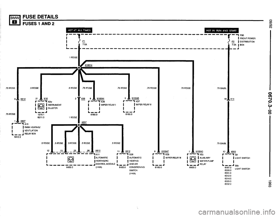BMW 850i 1993 E31 Electrical Troubleshooting Manual 