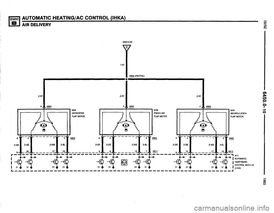 BMW 850i 1993 E31 Electrical Troubleshooting Manual 