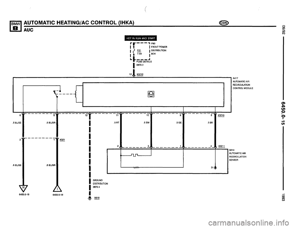 BMW 850i 1993 E31 Electrical Troubleshooting Manual 