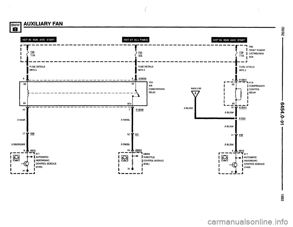BMW 850i 1993 E31 Electrical Troubleshooting Manual 
