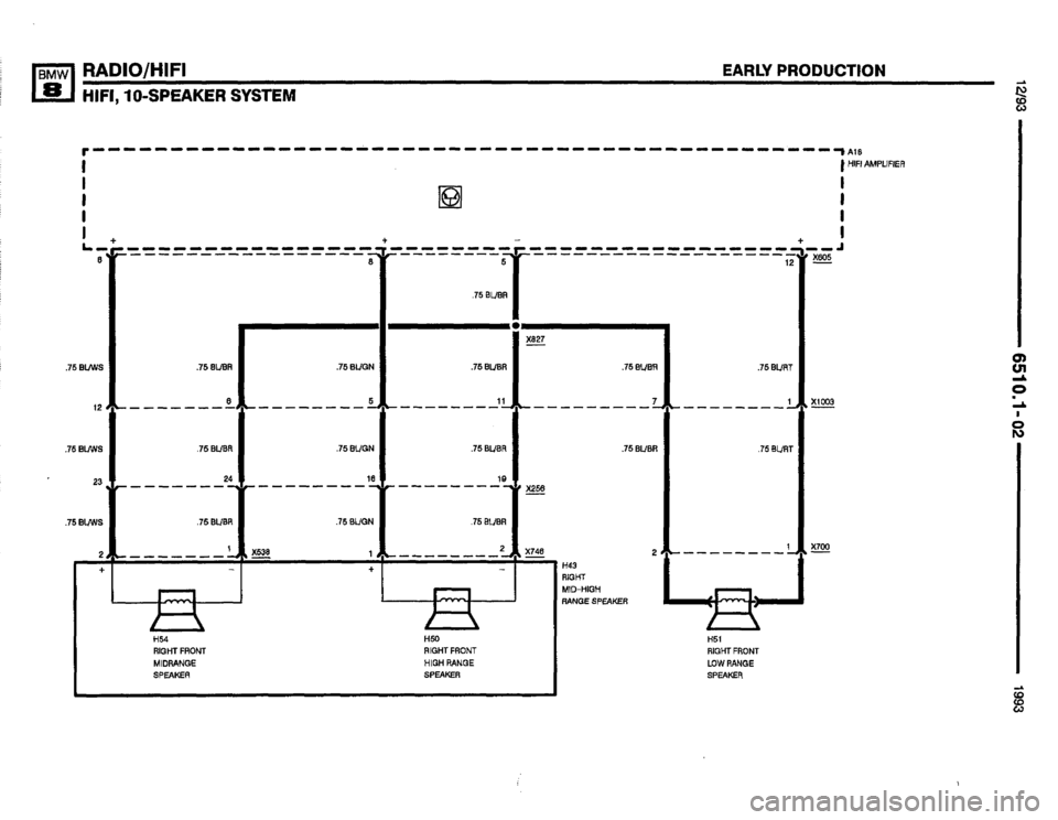 BMW 850i 1993 E31 Electrical Troubleshooting Manual 