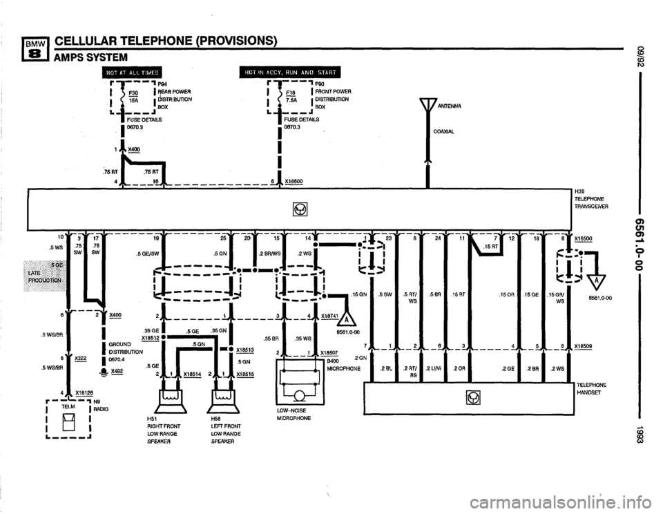 BMW 850i 1993 E31 Electrical Troubleshooting Manual 