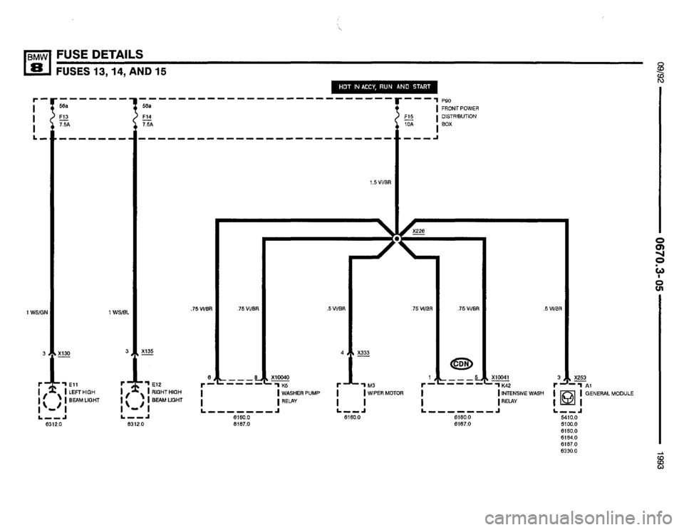 BMW 850i 1993 E31 Electrical Troubleshooting Manual 