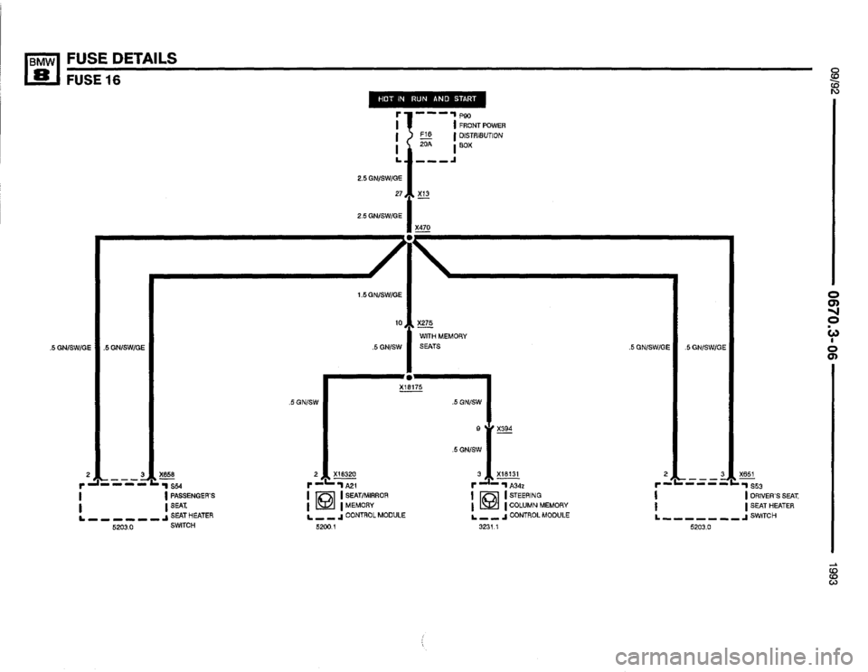 BMW 850i 1993 E31 Electrical Troubleshooting Manual 