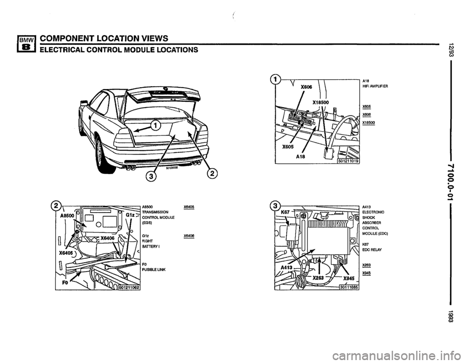 BMW 850i 1993 E31 Electrical Troubleshooting Manual BMW 850i 1993 E31 Electrical Troubleshooting Manual