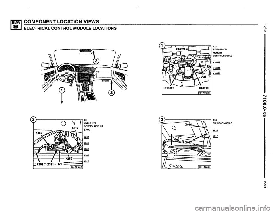 BMW 850i 1993 E31 Electrical Troubleshooting Manual BMW 850i 1993 E31 Electrical Troubleshooting Manual