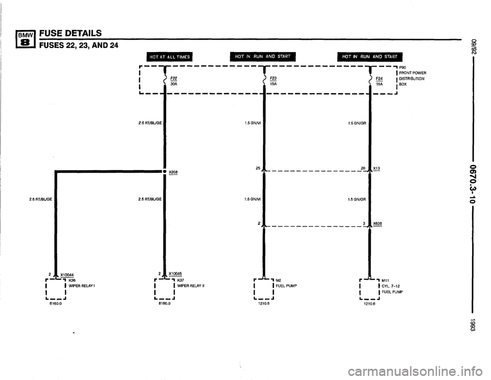 BMW 850i 1993 E31 Electrical Troubleshooting Manual 