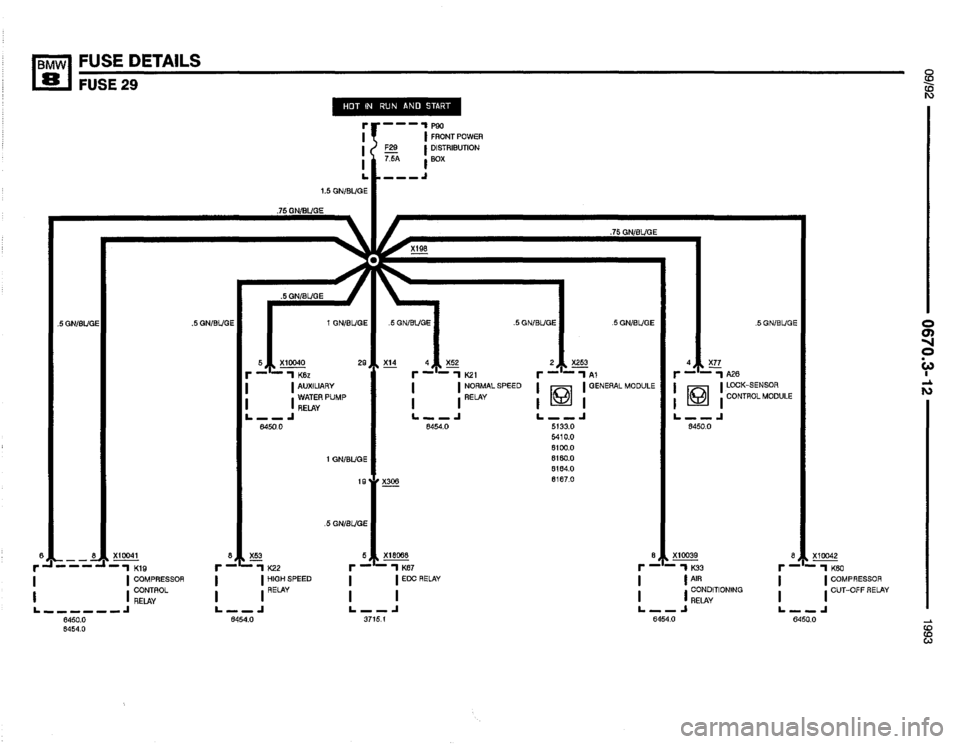 BMW 850i 1993 E31 Electrical Troubleshooting Manual 