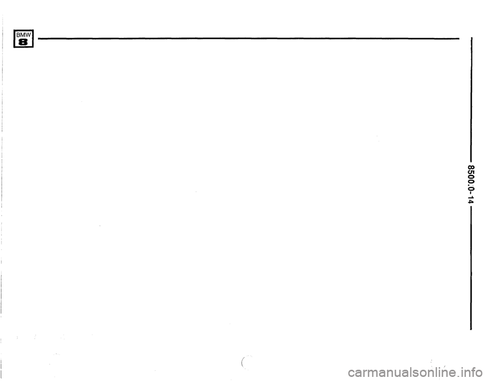 BMW 850i 1993 E31 Electrical Troubleshooting Manual 