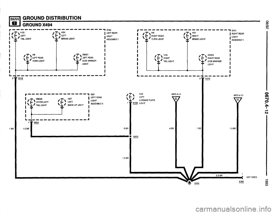 BMW 850i 1993 E31 Electrical Troubleshooting Manual BMW 850i 1993 E31 Electrical Troubleshooting Manual
