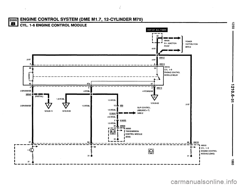 BMW 850i 1993 E31 Electrical Troubleshooting Manual BMW 850i 1993 E31 Electrical Troubleshooting Manual